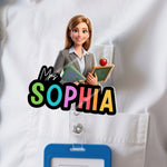 Teacher-Cartoon-Version-Personalized-Acrylic-Badge-Reel1