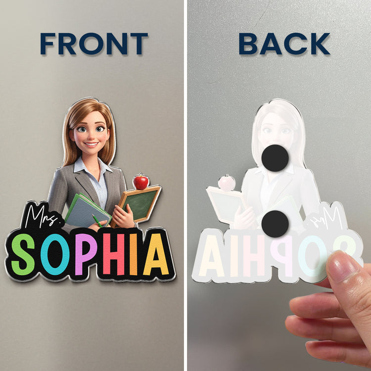 Teacher-Cartoon-Version-Personalized-Magnet4