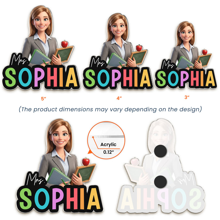 Teacher-Cartoon-Version-Personalized-Magnet5