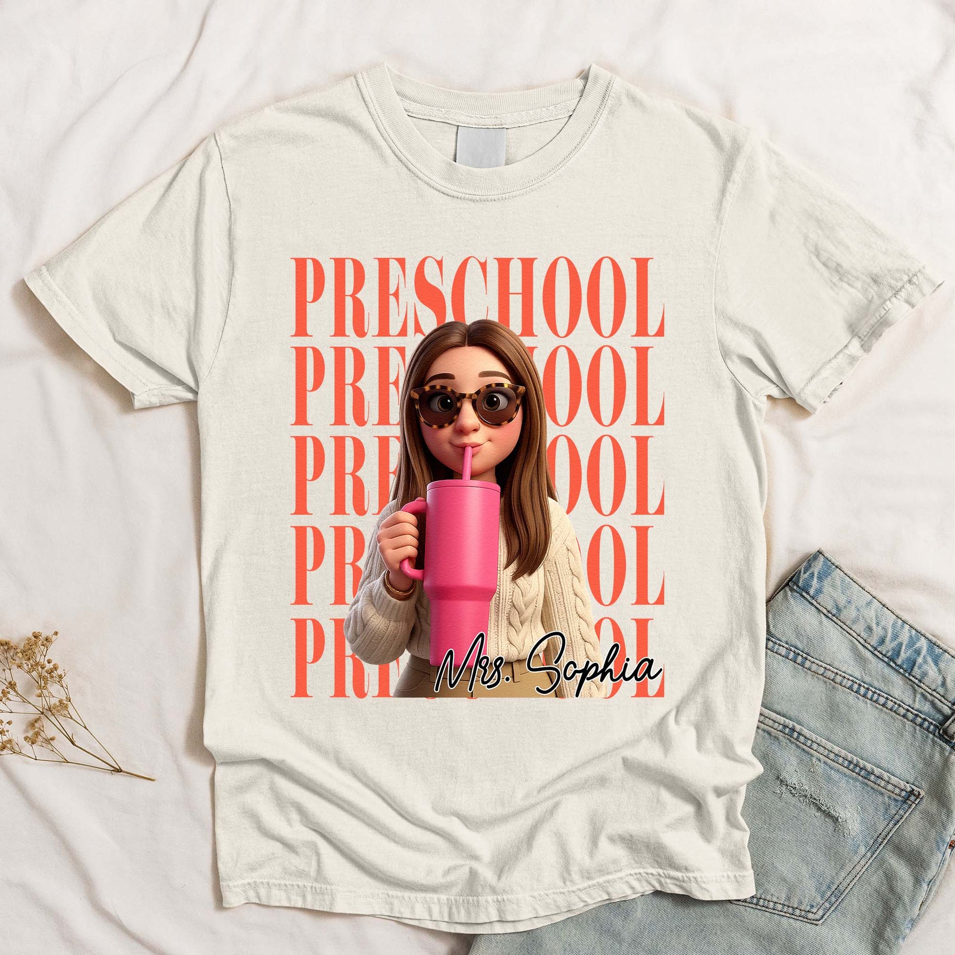 Teacher-Custom-Cartoon-Style-Personalized-Shirt3