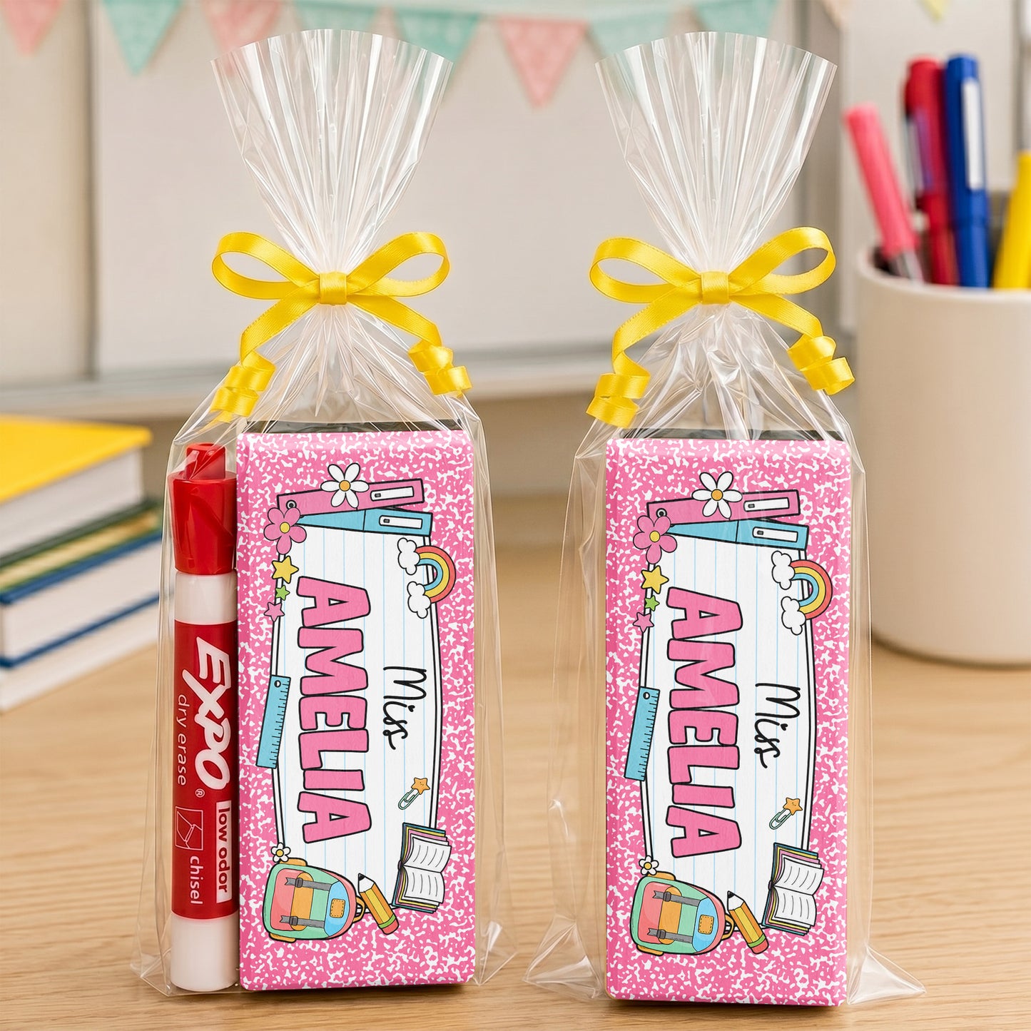Teacher-Custom Name - Personalized Whiteboard Eraser 4