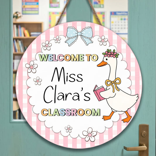 Teacher-Goose-Classroom-Welcome-Personalized-Wood-Sign-1