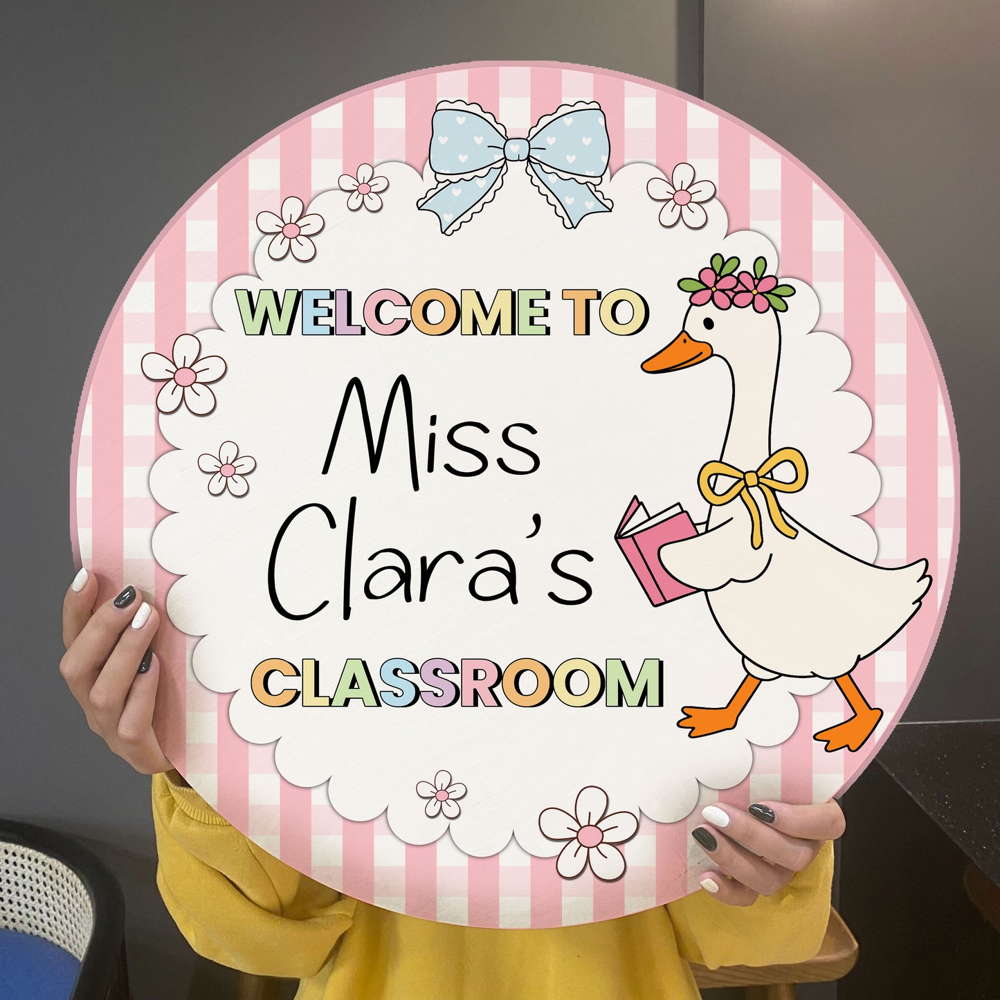 Teacher-Goose-Classroom-Welcome-Personalized-Wood-Sign-2