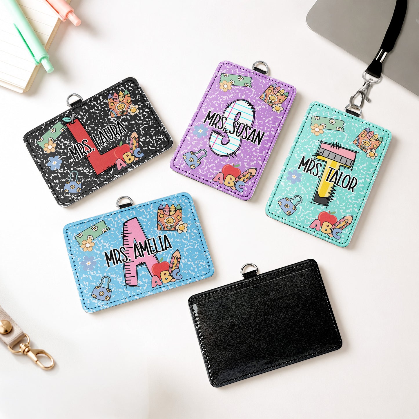 Teacher-Initial-Name-Custom-Personalized-Badge-Holder-4