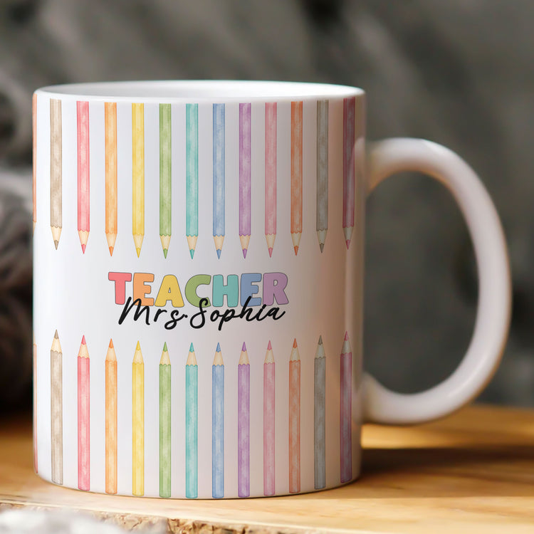 Teacher-Pencil-Custom-Name-Gift-For-Teacher-Personalized-Mug-1