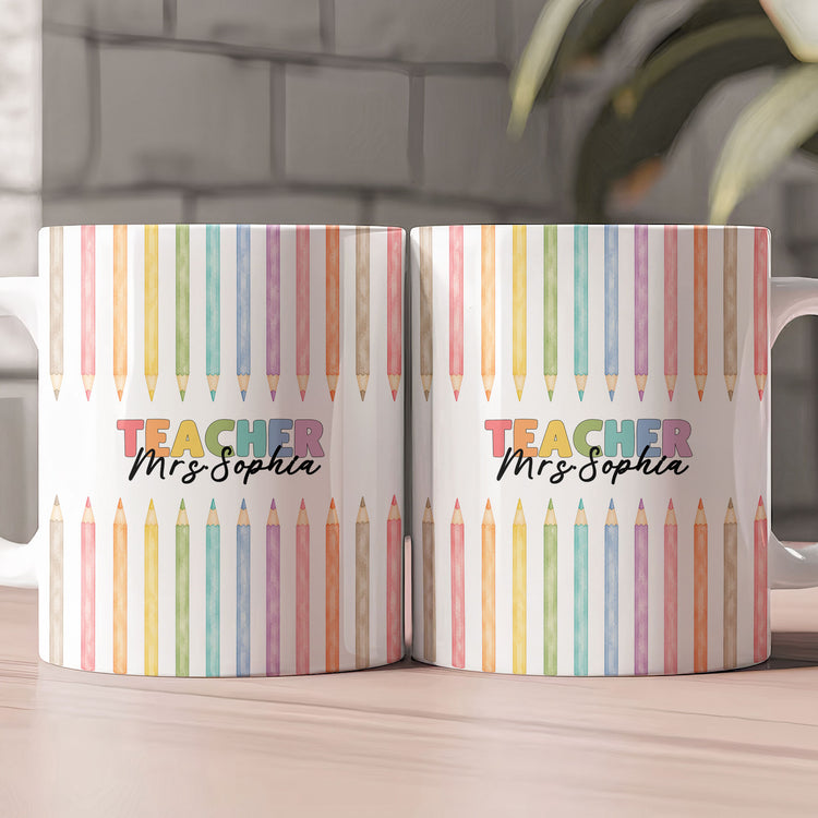 Teacher-Pencil-Custom-Name-Gift-For-Teacher-Personalized-Mug-2