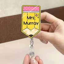 Teacher-Pencil-Custom-Name-Personalized-Acrylic-Badge-Reel-4