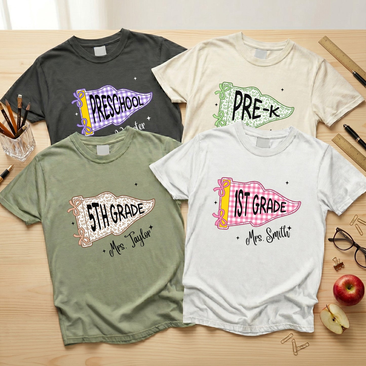 Teacher_Team_Pennant_Flag_Personalized_Shirt_1