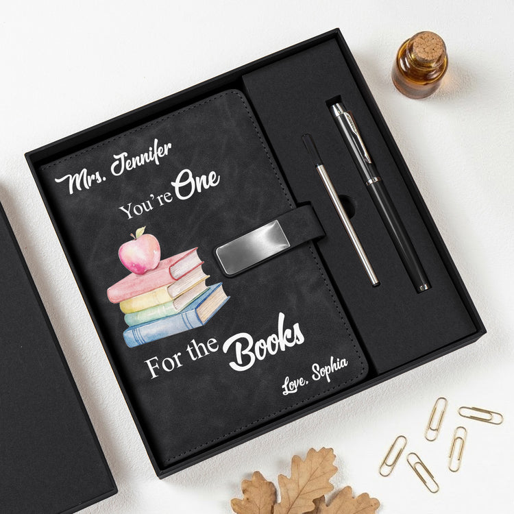 Teacher-Thank You End Of Year Appreciation Gift - Personalized Notebook Set 3