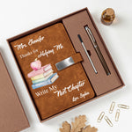 Teacher-Thank You End Of Year Appreciation Gift - Personalized Notebook Set 4