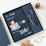 Teacher-Thank You End Of Year Appreciation Gift - Personalized Notebook Set 6