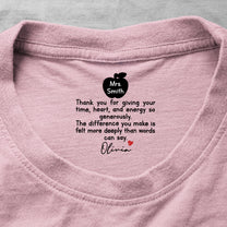 Teacher_Thank_You_For_The_Difference_You_Make_Personalized_Shirt_1