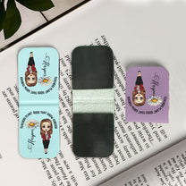 Teachers Plant Seeds That Grow Forever - Personalized Leather Magnetic Bookmark