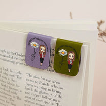 Teachers Plant Seeds That Grow Forever - Personalized Leather Magnetic Bookmark