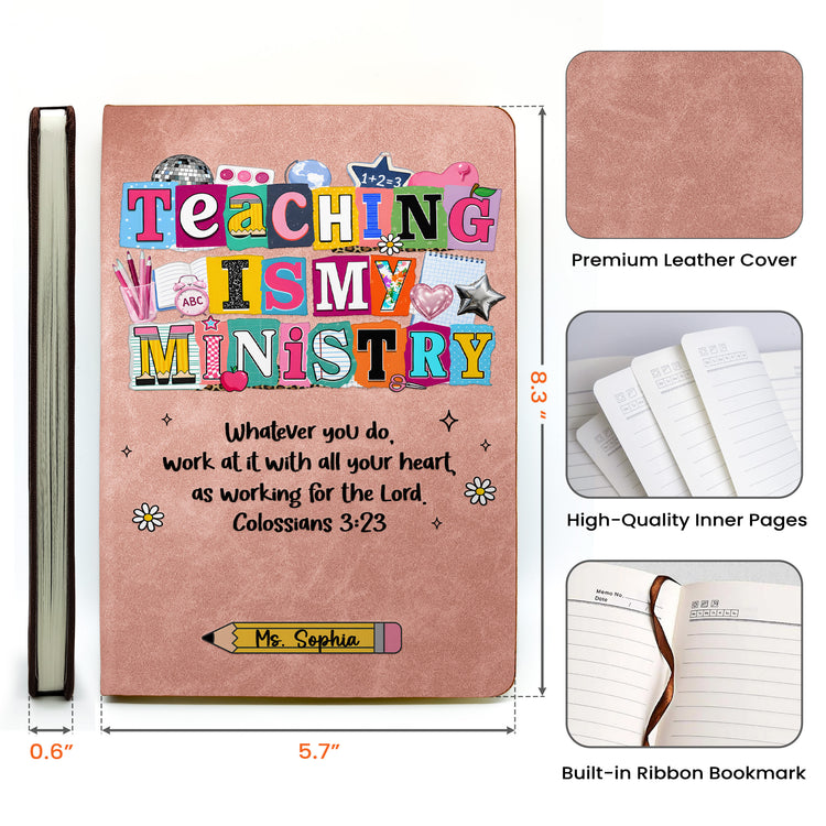 Teaching-Is-My-Ministry-Gift-For-Teacher-Personalized-Journal-7