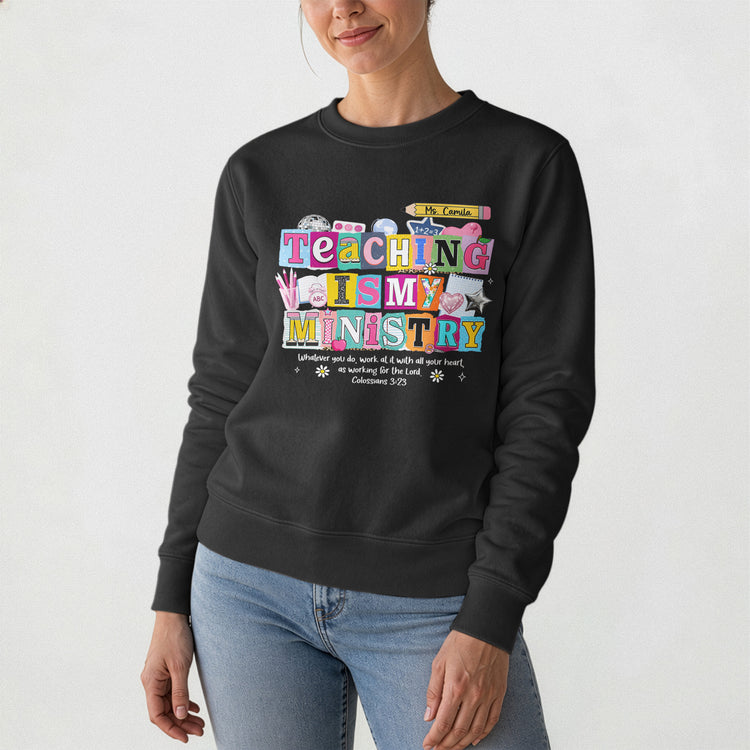 Teaching-Is-My-Ministry-Personalized-Shirt