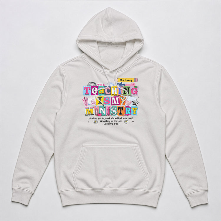 Teaching-Is-My-Ministry-Personalized-Shirt