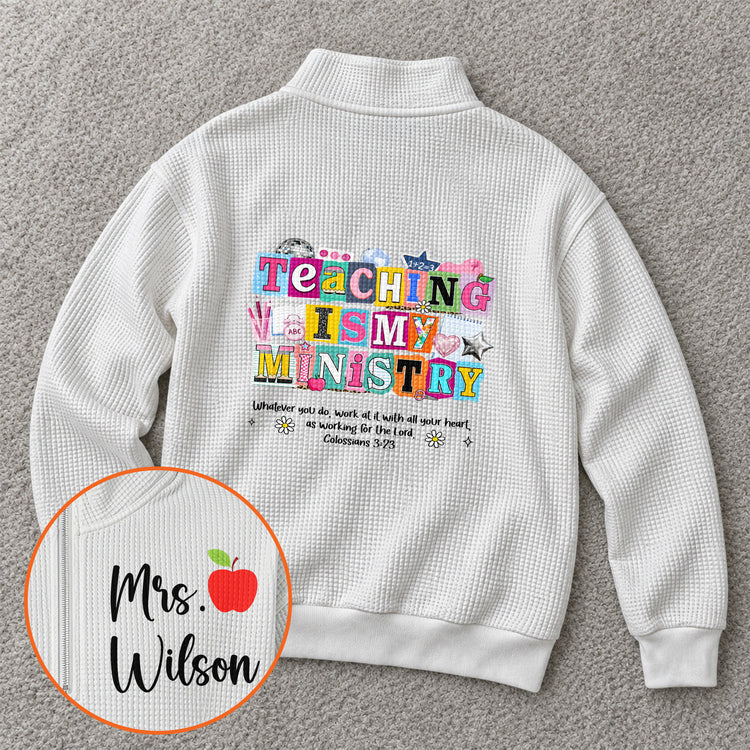 Teaching-Is-Work-Of-Heart-Gift-For-Teachers-Personalized-Sweatshirt-3