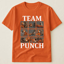 Team-Punch-Punch-Monkey-Lovers,-Animal-Support,-Peace-Lovers-Shirt- 1