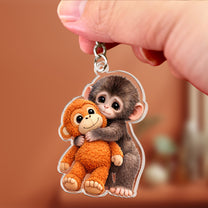Team-Punch,-Punch-The-Abandoned-Baby-Monkey,-Punch-Support-Keychain-3