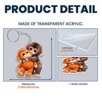 Team-Punch,-Punch-The-Abandoned-Baby-Monkey,-Punch-Support-Keychain-4