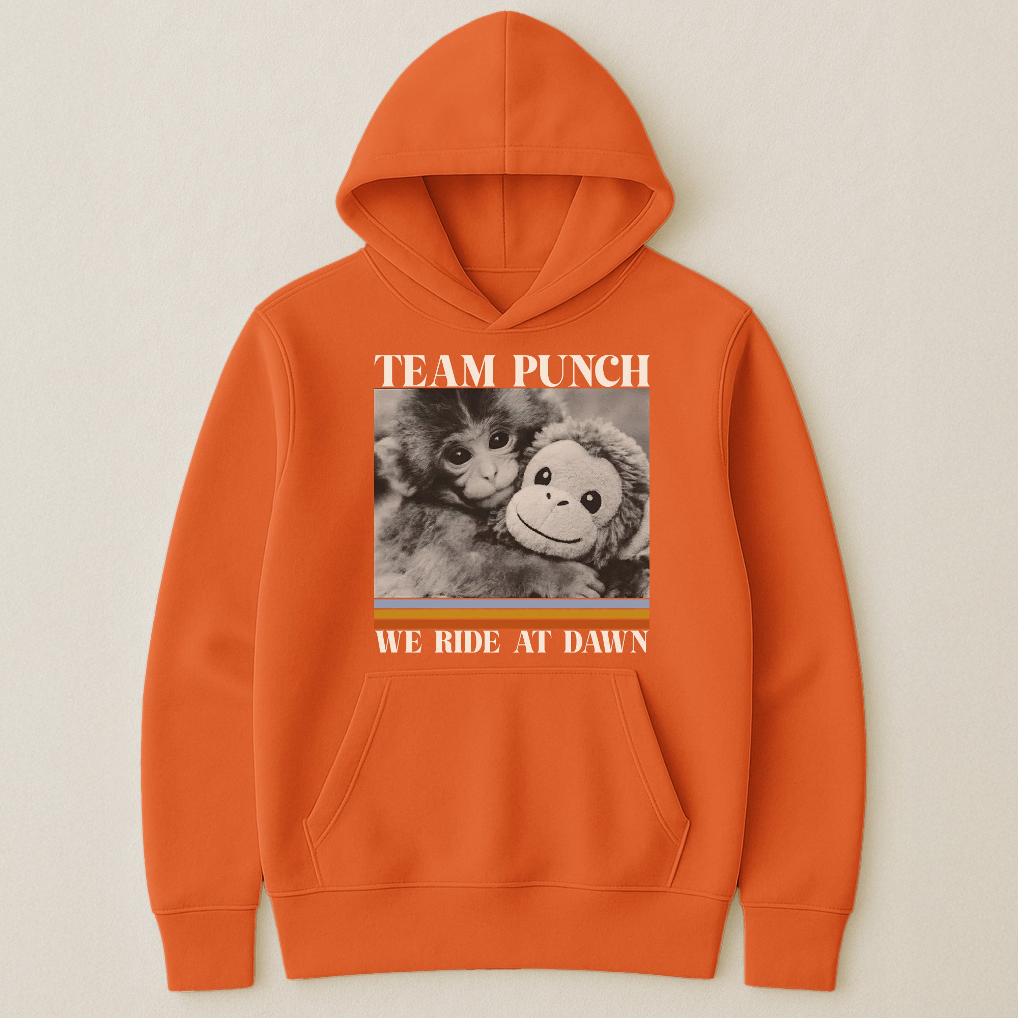 Team-Punch-We-Ride-At-Dawn-Punch-Monkey-Lovers,-Animal-Support,-Peace-Lovers-Shirt-3