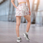 Tennis Golf Pickleball Lacrosse Toile De Jouy - Custom Women's Skorts With Pockets