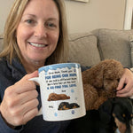 Thank You For Being My Mom - Sleeping Dog - Personalized Mug