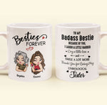 Thank You For Being My Unbiological Sister - Personalized Mug