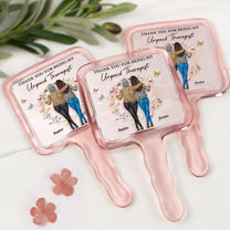 Thank You For Being My Unpaid Therapist Friendship Gifts - Personalized Handheld Mirror