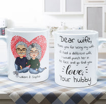 Thank You For Being My Wife - Personalized Mug