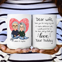 Thank You For Being My Wife - Personalized Mug