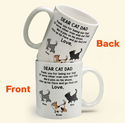 Thank You For Being Our Dad - Personalized Mug