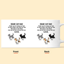 Thank You For Being Our Dad - Personalized Mug