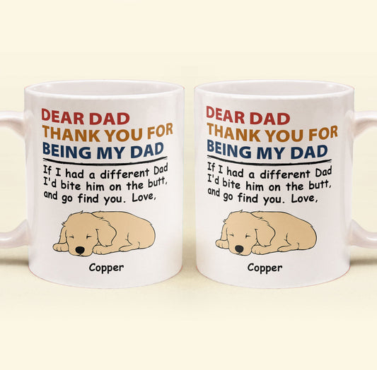 Thank You For Being Our Mom Our Dad - Personalized Mug