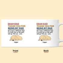 Thank You For Being Our Mom Our Dad - Personalized Mug