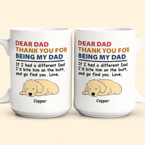 Thank You For Being Our Mom Our Dad - Personalized Mug