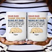 Thank You For Being Our Mom Our Dad - Personalized Mug