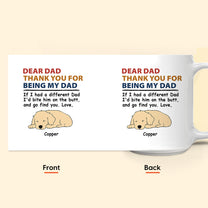 Thank You For Being Our Mom Our Dad - Personalized Mug