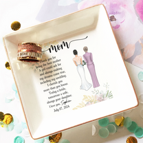 Thank You For Being The Best Mother Of The Bride - Personalized Jewelry Dish