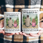 Thank You For Being The Dad You Didn't Have To Be - Personalized Mug