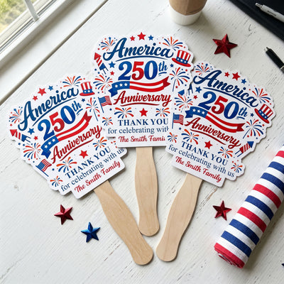 Thank You For Celebrating With Us - Personalized Fan