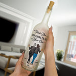 Thank You For Loving Me As Your Own - Personalized Bottle Lamp