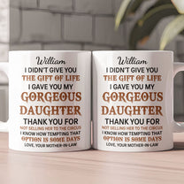 Thank You For Not Selling Her, Him To The Circus - Personalized Mug