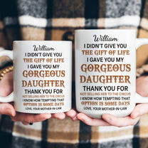 Thank You For Not Selling Her, Him To The Circus - Personalized Mug