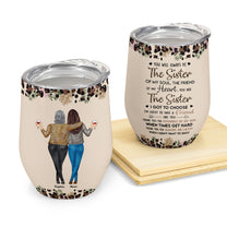 Thank You For Standing By Me Friendship - Personalized Wine Tumbler