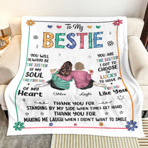 Thank You For Standing By My Side - Personalized Blanket