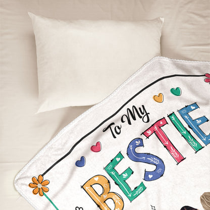 Thank You For Standing By My Side - Personalized Blanket