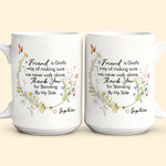 Thank You For Standing By My Side - Thank You Mug Friendship - Personalized Mug