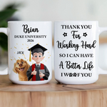 Thank You For Working Hard So We Can Have A Better Life - Personalized Mug